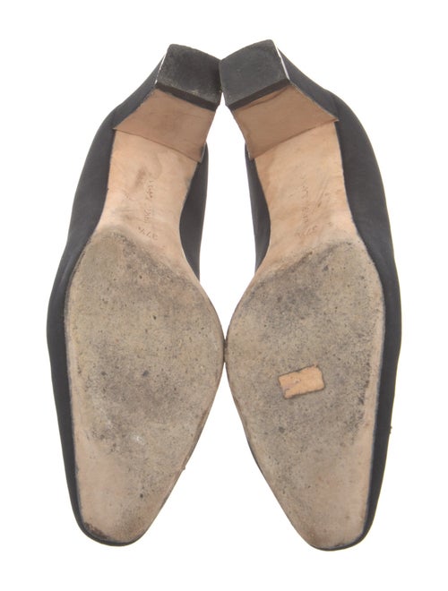 Manolo Blahnik Crystal Embellishments Pumps