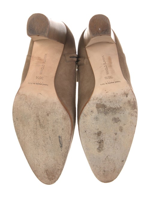 Manolo Blahnik Suede Boots