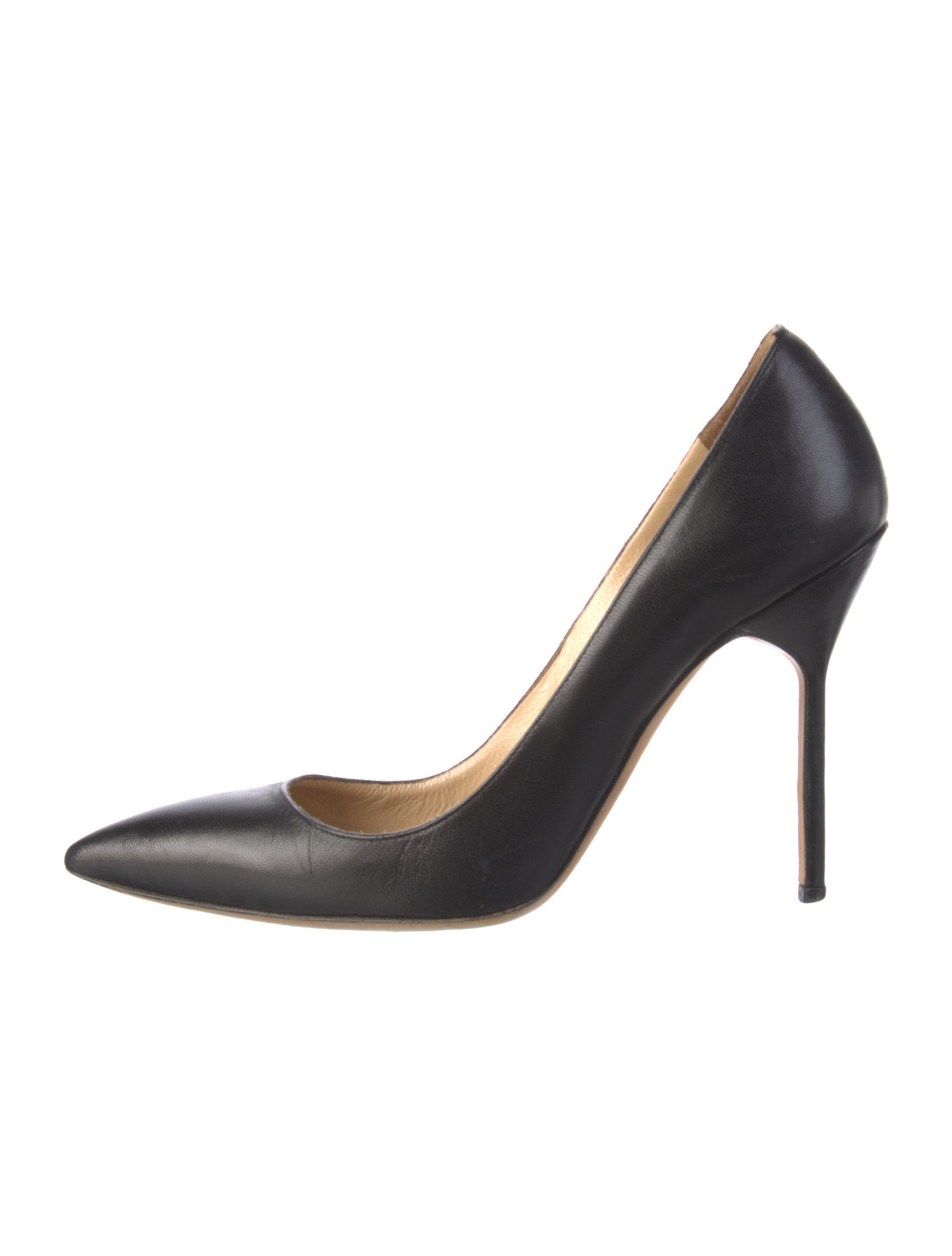 Manolo Blahnik BB Leather Pumps