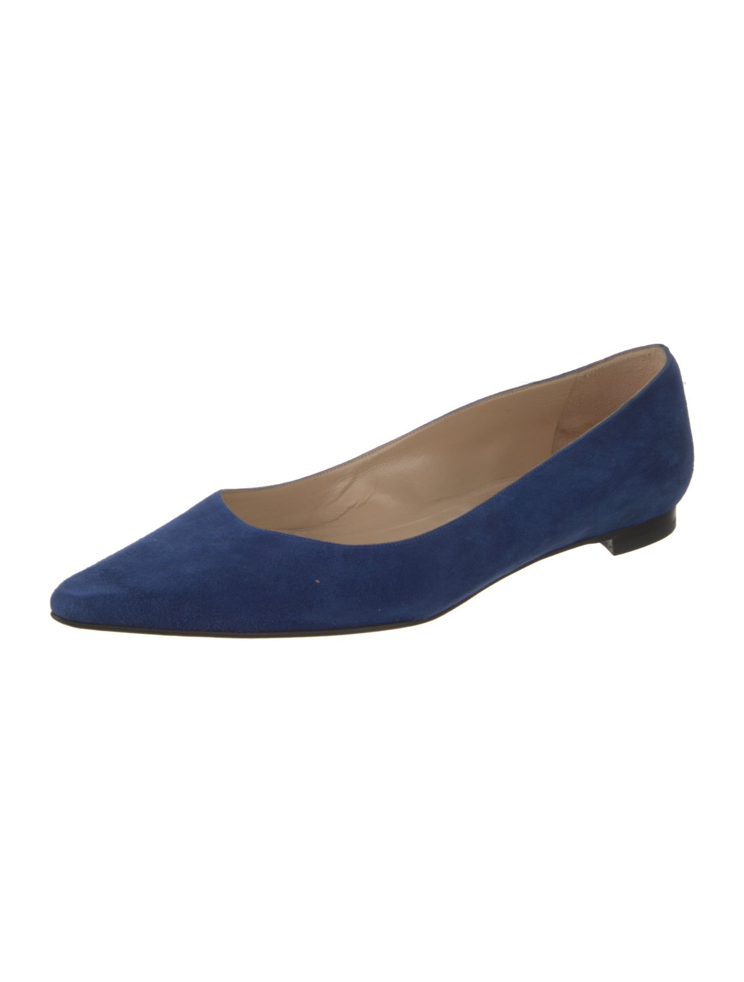 Manolo Blahnik Suede Flats