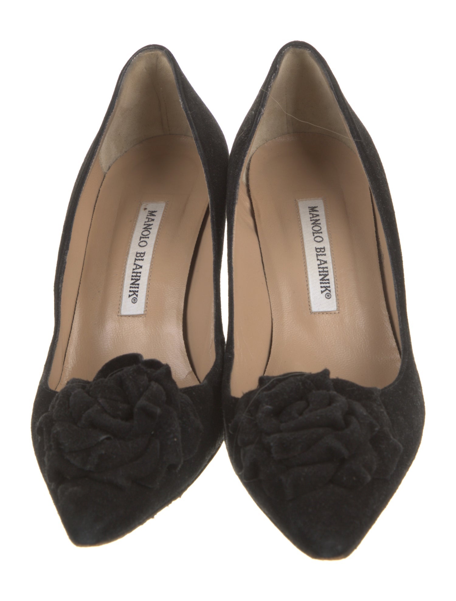Manolo Blahnik Suede Pumps