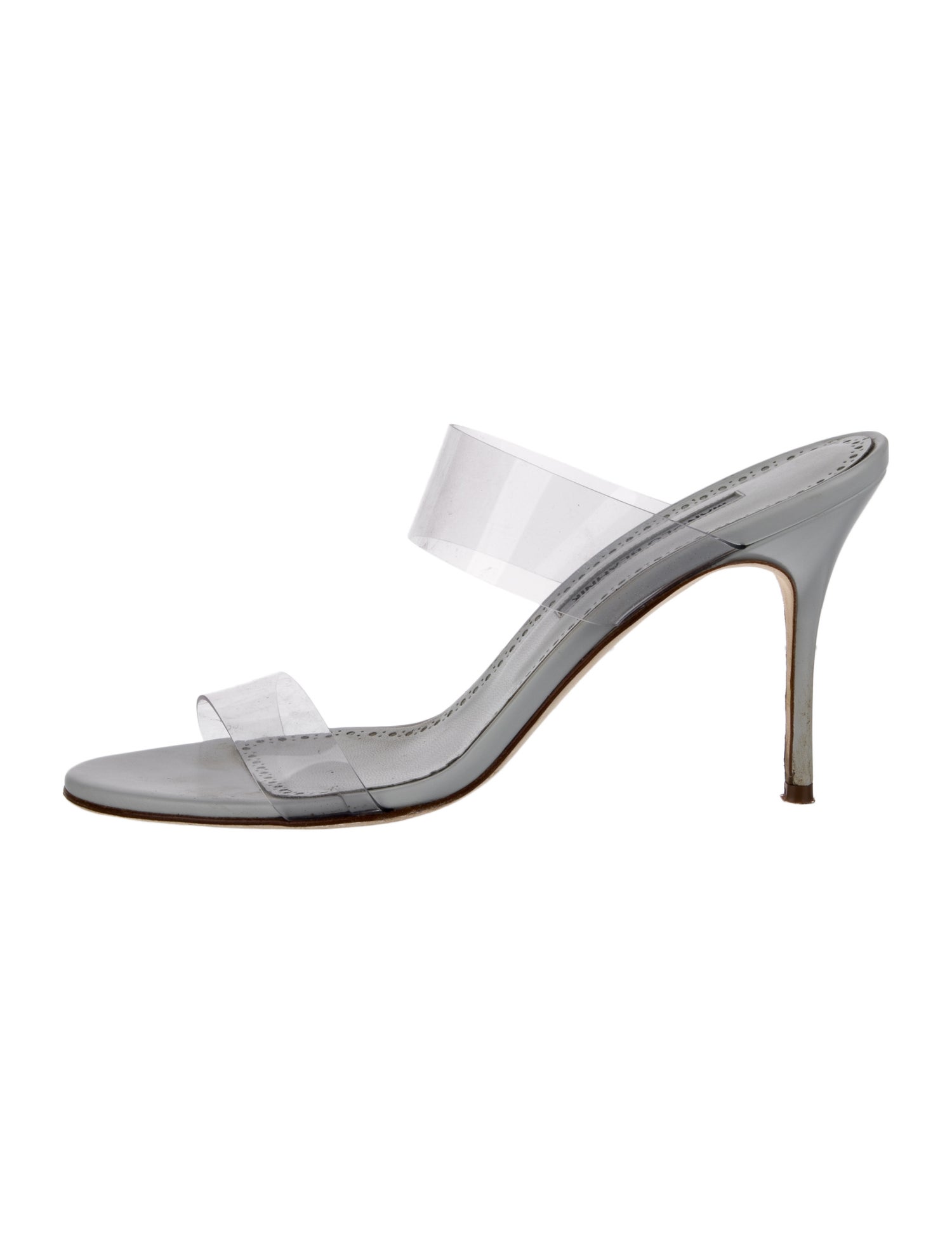 Manolo Blahnik Manolo Blahnik Scolto PVC Slides