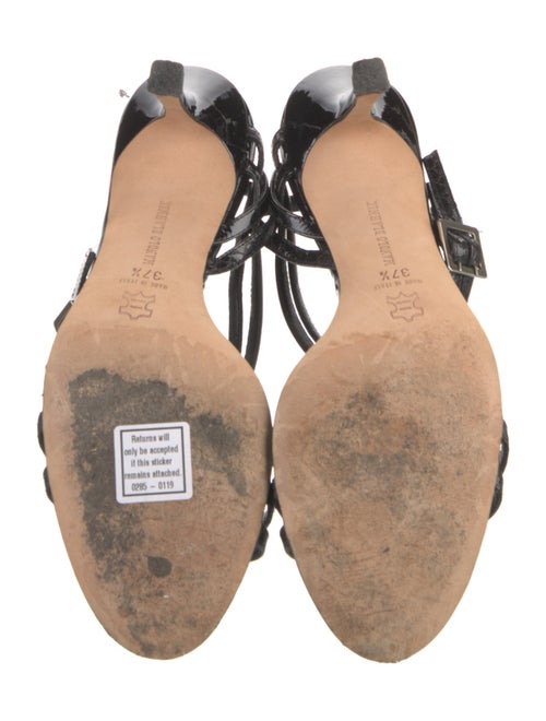 Manolo Blahnik Patent Leather Sandals