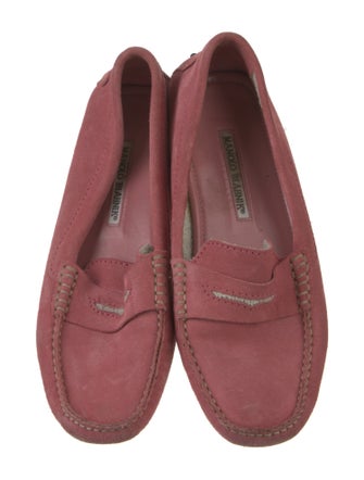 Manolo Blahnik Suede Loafers