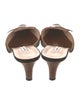 Manolo Blahnik Maysale Canvas Mules