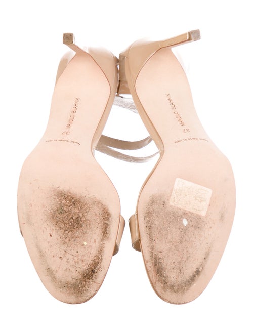 Manolo Blahnik Patent Leather Sandals