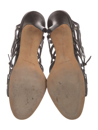 Manolo Blahnik Leather Gladiator Sandals