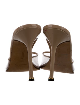 Manolo Blahnik PVC Slides