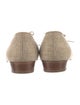 Manolo Blahnik Canvas Ballet Flats
