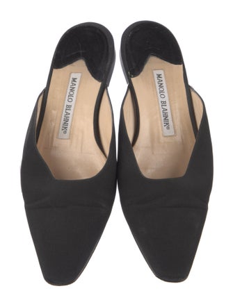 Manolo Blahnik Suede Mules