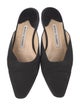 Manolo Blahnik Suede Mules