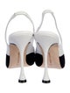 Manolo Blahnik Manolo Blahnik Goga Canvas Slingback Pumps
