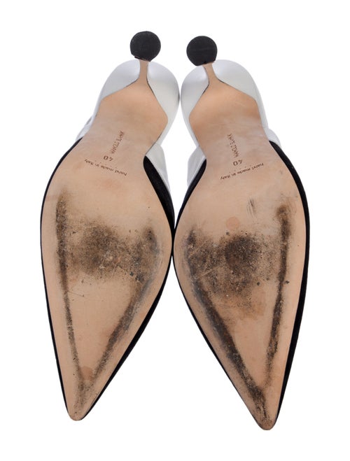 Manolo Blahnik Manolo Blahnik Goga Canvas Slingback Pumps