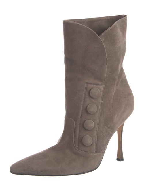 Manolo Blahnik Suede Boots