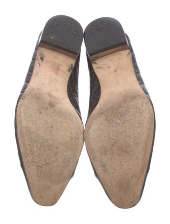 Manolo Blahnik Leather Flats