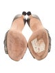 Manolo Blahnik Leather Slides