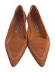 Manolo Blahnik Suede Flats