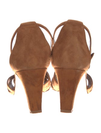 Manolo Blahnik Suede Sandals