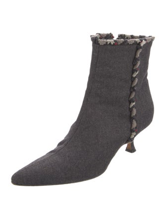 Manolo Blahnik Wool Boots