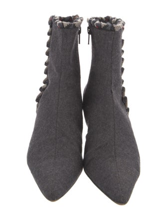 Manolo Blahnik Wool Boots