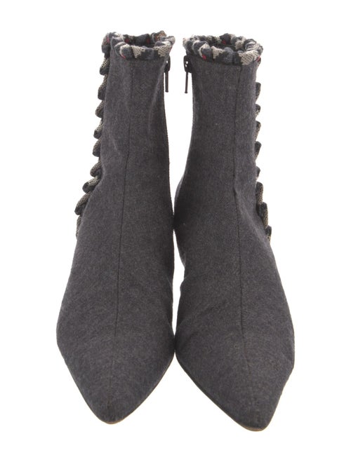 Manolo Blahnik Wool Boots