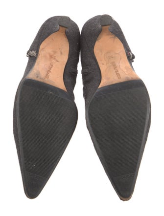 Manolo Blahnik Wool Boots