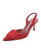 Manolo Blahnik Maysli Suede Slingback Pumps