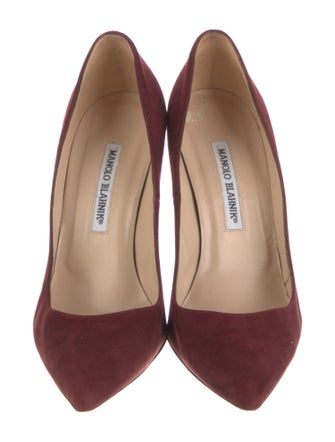 Manolo Blahnik Suede Pumps