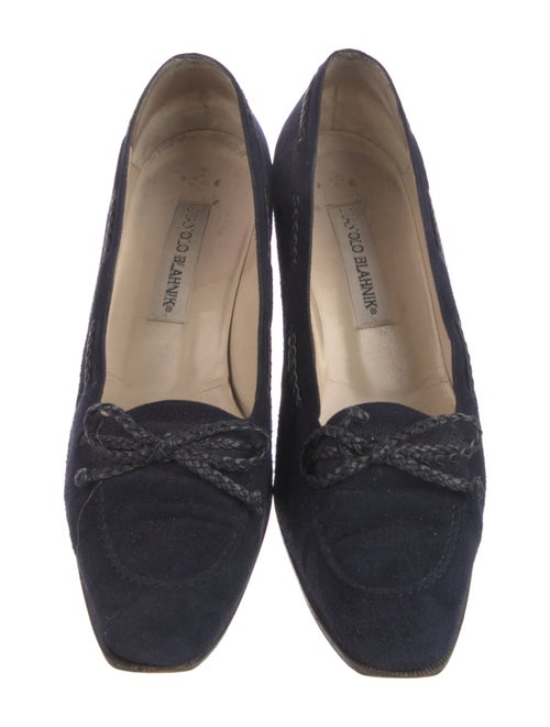 Manolo Blahnik Suede Pumps
