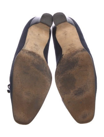 Manolo Blahnik Suede Pumps