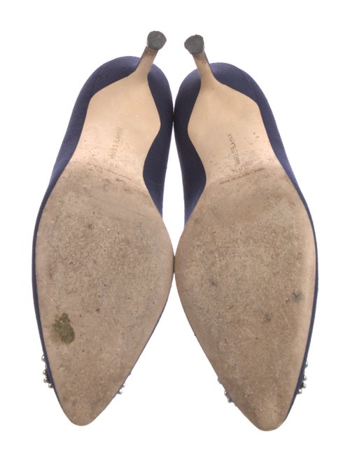 Manolo Blahnik Hangisi Canvas Pumps