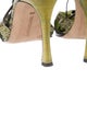 Manolo Blahnik Leather Animal Print T-Strap Pumps