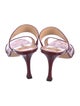 Manolo Blahnik Patent Leather Slides