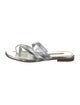 Manolo Blahnik Leather Slides