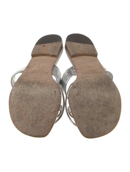 Manolo Blahnik Leather Slides