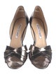 Manolo Blahnik Patent Leather Slingback Sandals