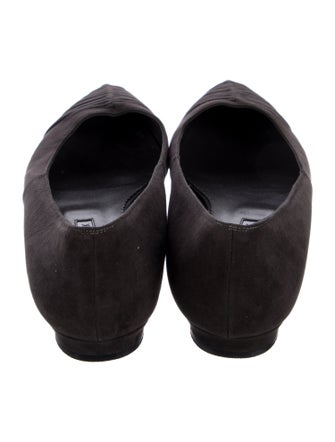 Manolo Blahnik Suede Flats