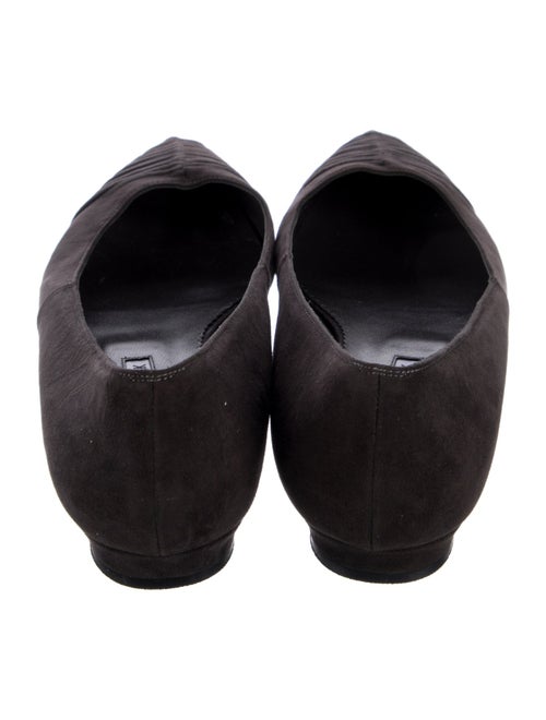 Manolo Blahnik Suede Flats