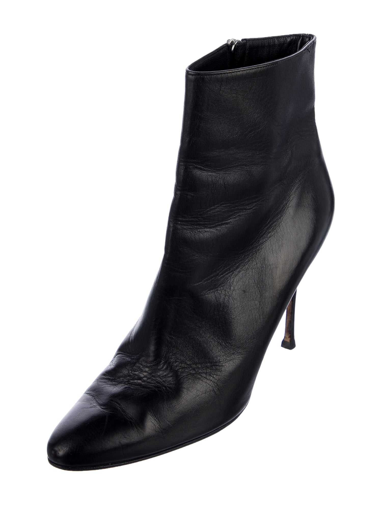 Manolo Blahnik Leather Boots