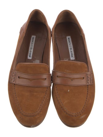 Manolo Blahnik Suede Loafers