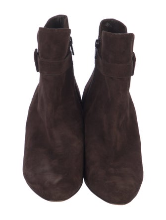 Manolo Blahnik Suede Boots