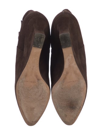 Manolo Blahnik Suede Boots