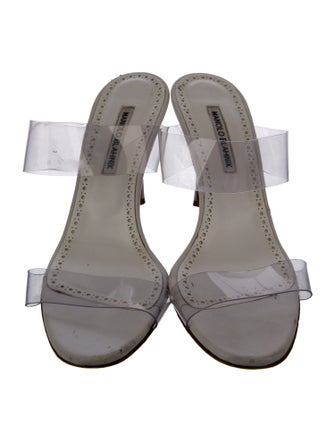 Manolo Blahnik PVC Slides