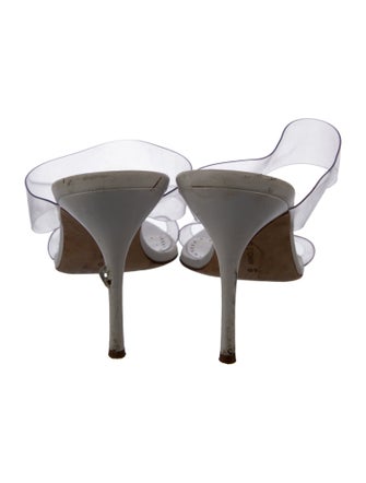 Manolo Blahnik PVC Slides