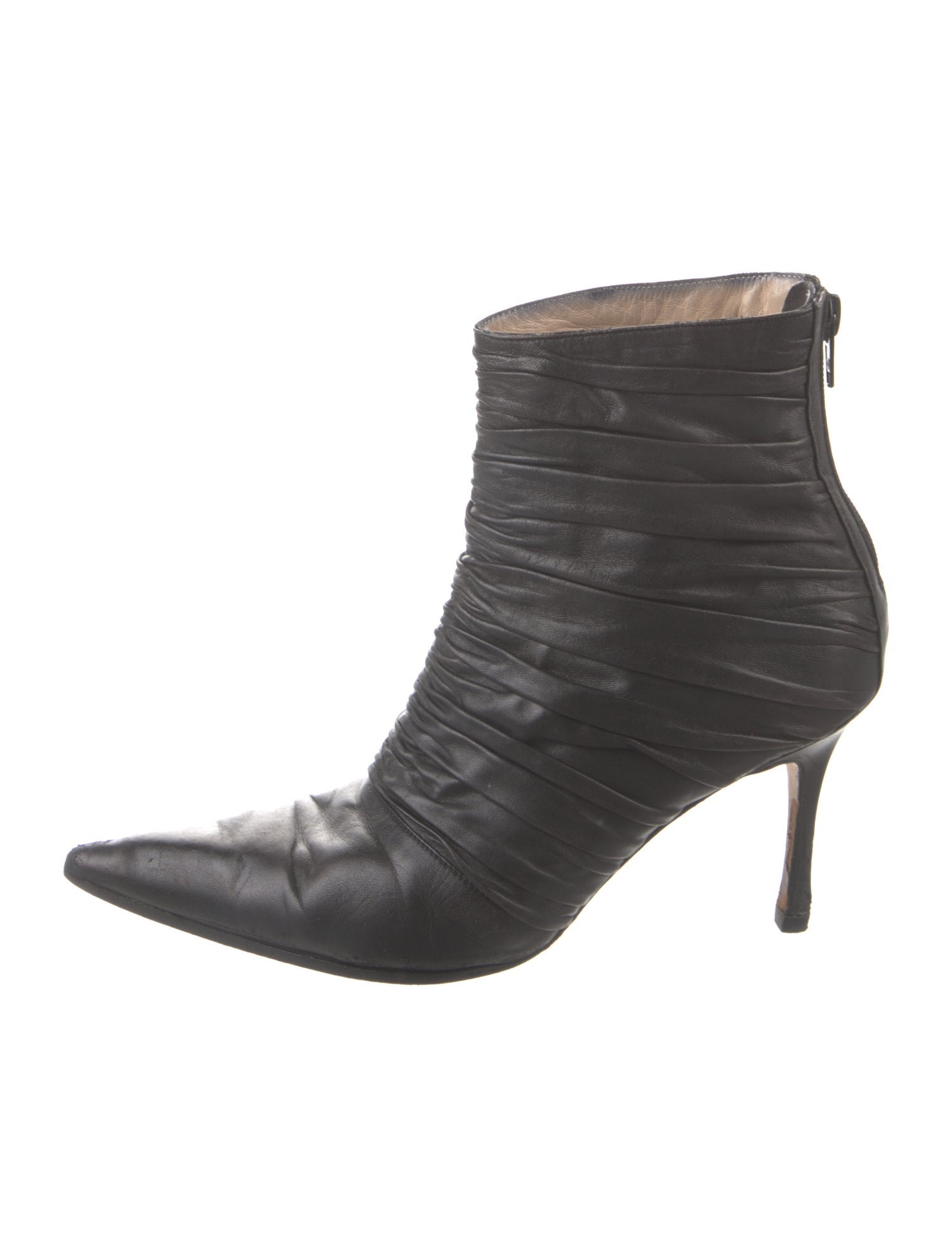 Manolo Blahnik Leather Boots