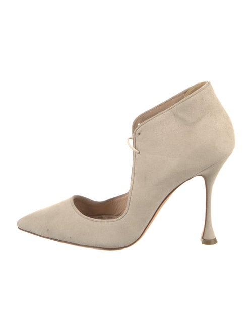 Manolo Blahnik Suede Pumps