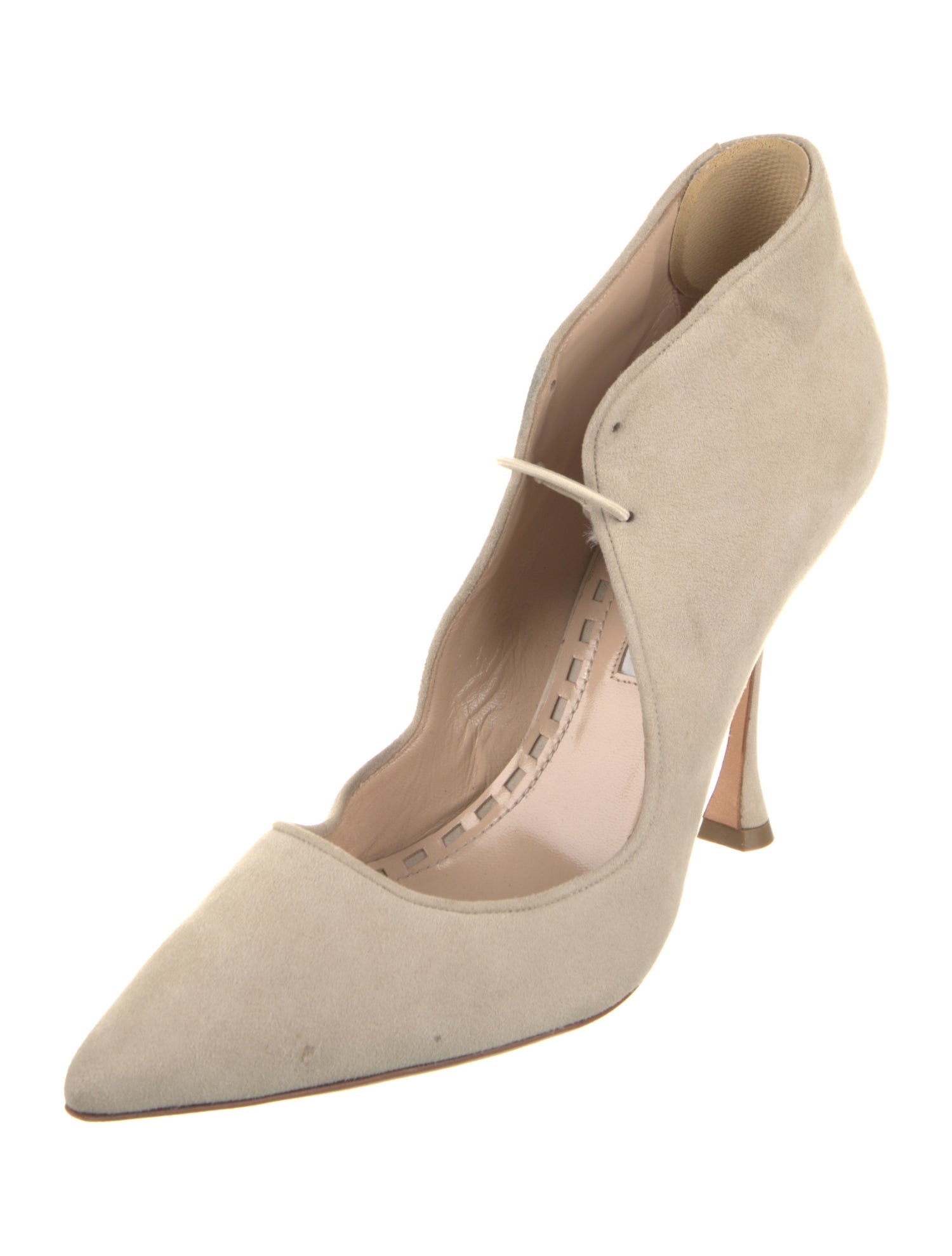Manolo Blahnik Suede Pumps