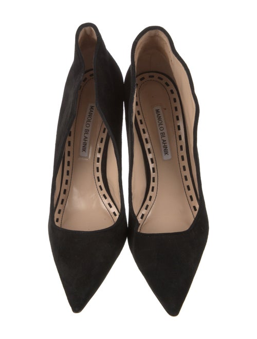 Manolo Blahnik Suede Pumps