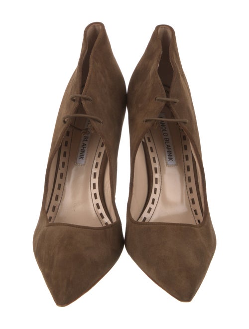 Manolo Blahnik Suede Pumps