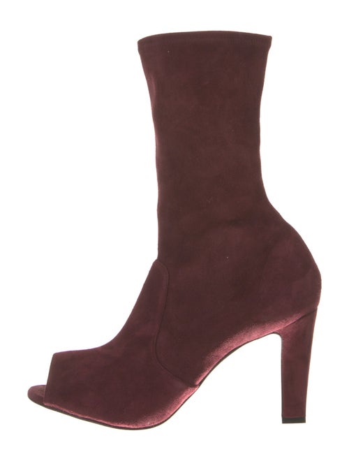 Manolo Blahnik Suede Sock Boots